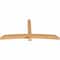 Ekena Millwork Bellingham Timber Gable Bracket, Western Red Cedar, 96"W x 44"H x 5 1/2"D x 5 1/2"F, 11/12 Pitch GBW096X44X0606BEL00SWR - alternate 2